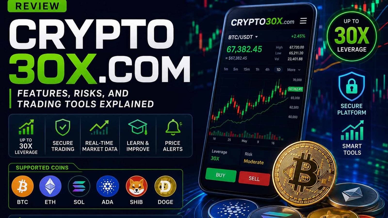 Crypto30x.com Review: Features, Risks, and Trading Tools Explained
