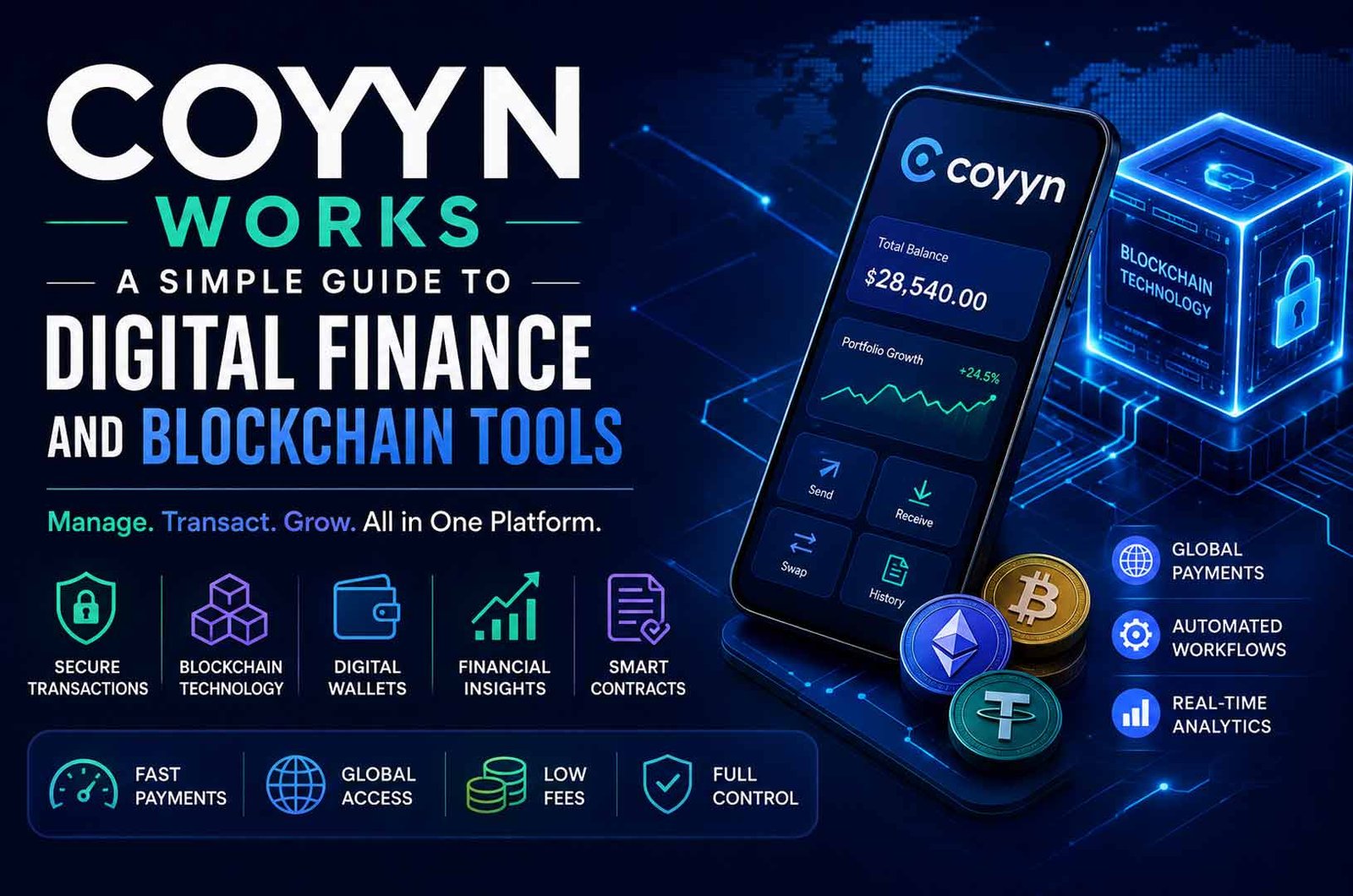 How Coyyn Works: A Simple Guide to Digital Finance and Blockchain Tools