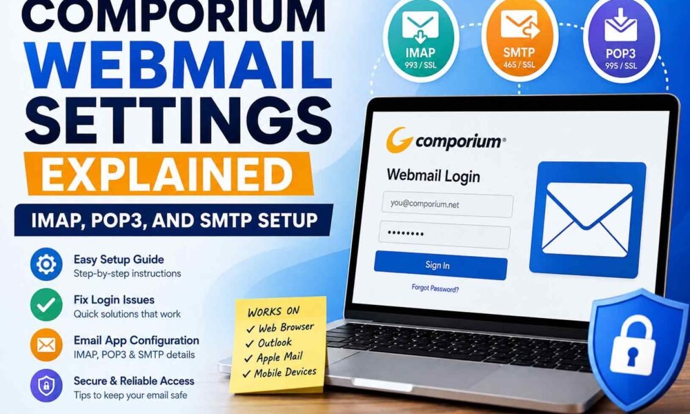 Comporium Webmail Settings Explained: IMAP, POP3, and SMTP Setup