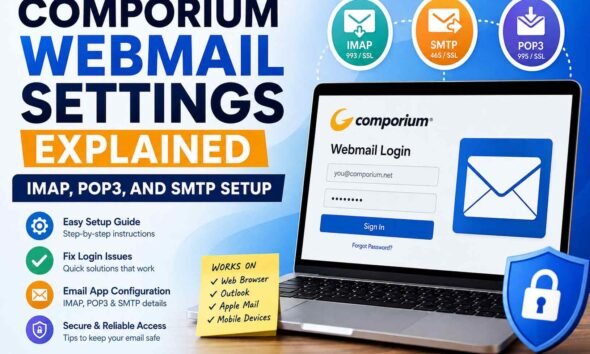 Comporium Webmail Settings Explained: IMAP, POP3, and SMTP Setup
