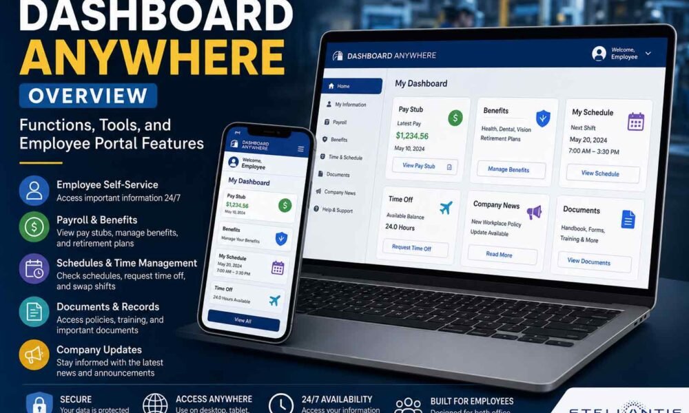 Dashboard Anywhere Overview: Functions, Tools, and Employee Portal Features