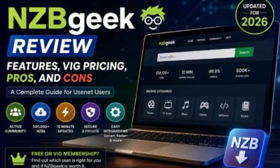 NZBgeek Review: Features, VIG Pricing, Pros, and Cons