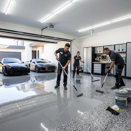 Polyaspartic Garage Floor Coating